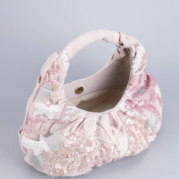 Elegant Floral Sequin Handbag and other Purchase Wholesale sequin handbags. Free Returns & Net 60 Terms on Faire trending on Faire.