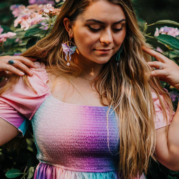 Sugar Bird Jewels - Wholesale Dangle Earrings - Luna Moths1