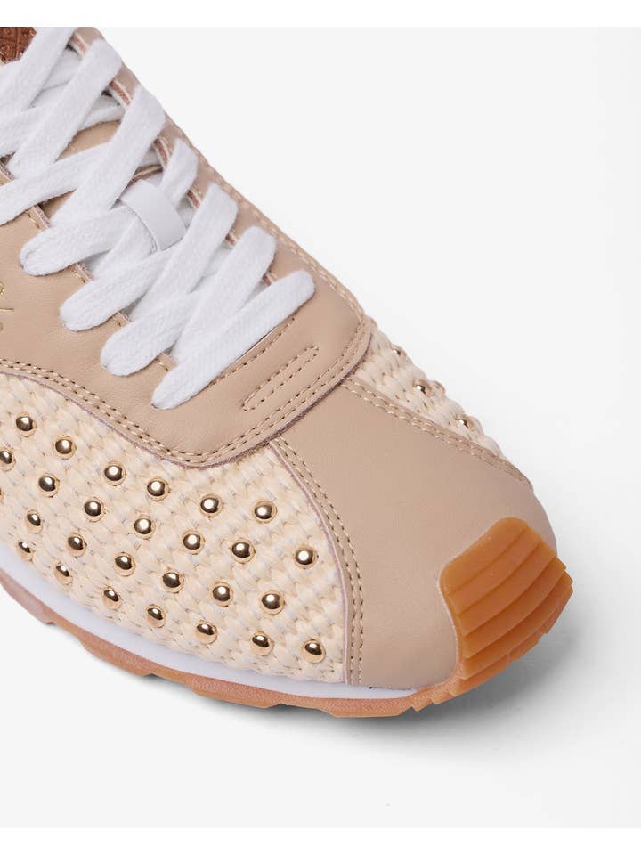 POPA - Wholesale Lifestyle Sneakers - Women's - Kira Studded Beige Sneaker2