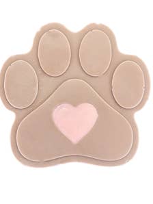 3D Large Dog Paw with Heart Soap: Party Favors, Animal theme for wholesale by Plunk Soap and Candle Company