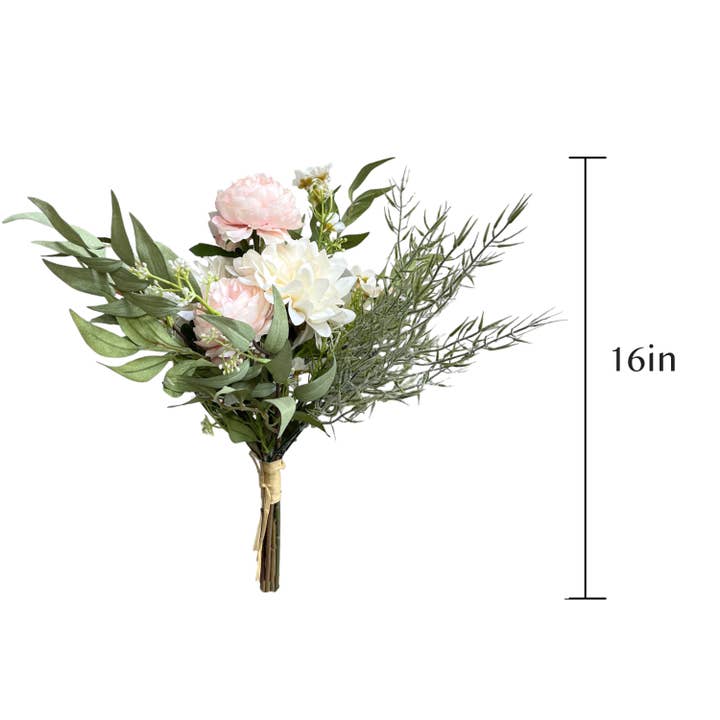 Sun Decorer - Wholesale Artificial Flowers - Artificial Flower Bouquet - Peony and Dahlia Floral Arrangem