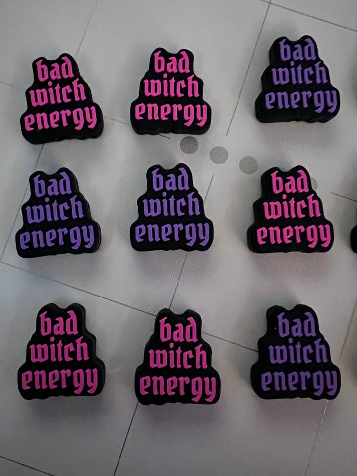 Bad Witch Energy Needle Stoppers for wholesale by Knitting is Metal