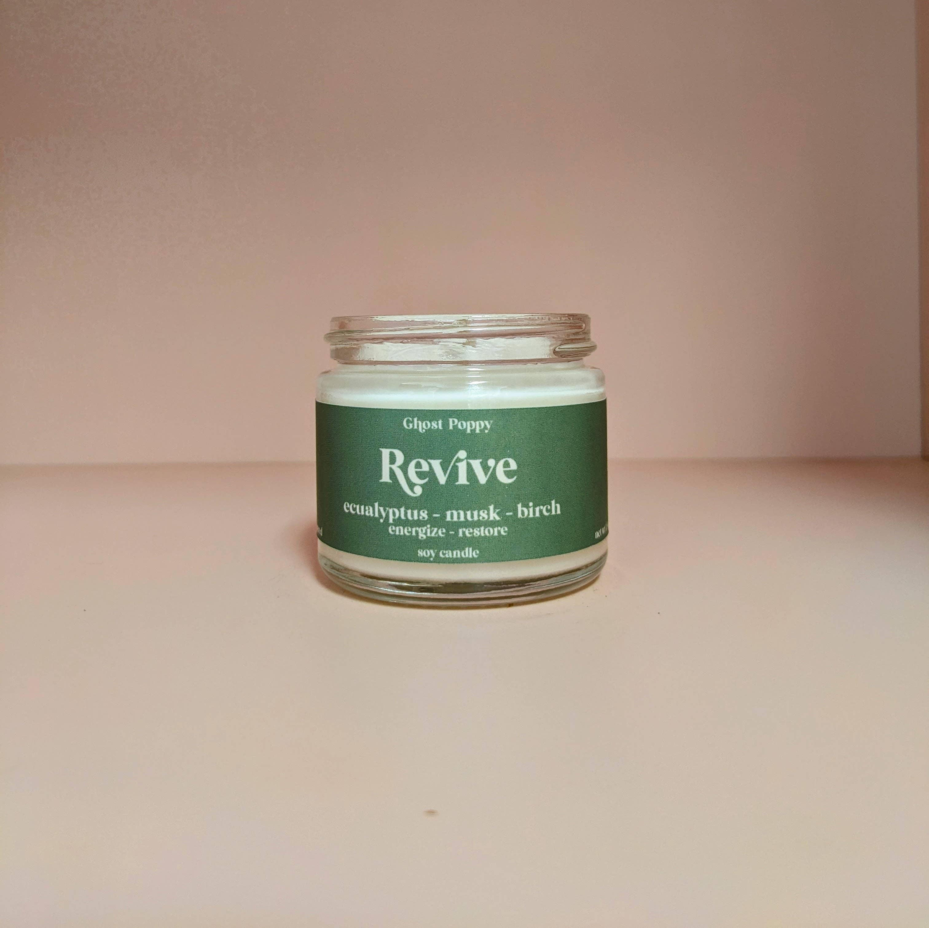 Ghost Poppy - Wholesale Jar/Filled Candle - Revive Mini Candle