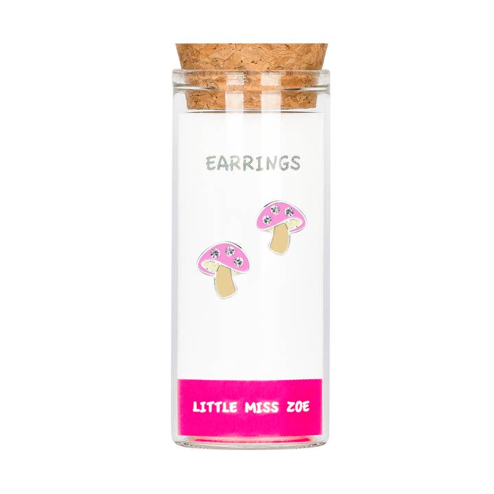 Kids Sterling Silver Earrings in a Bottle – Gift Ready for wholesale by Little Miss Zoe