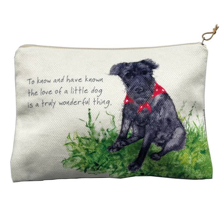The Little Dog Laughed - Wholesale Coin Purse - Women's - Patterdale Terrier Zip Purse | Artist Anna Danielle