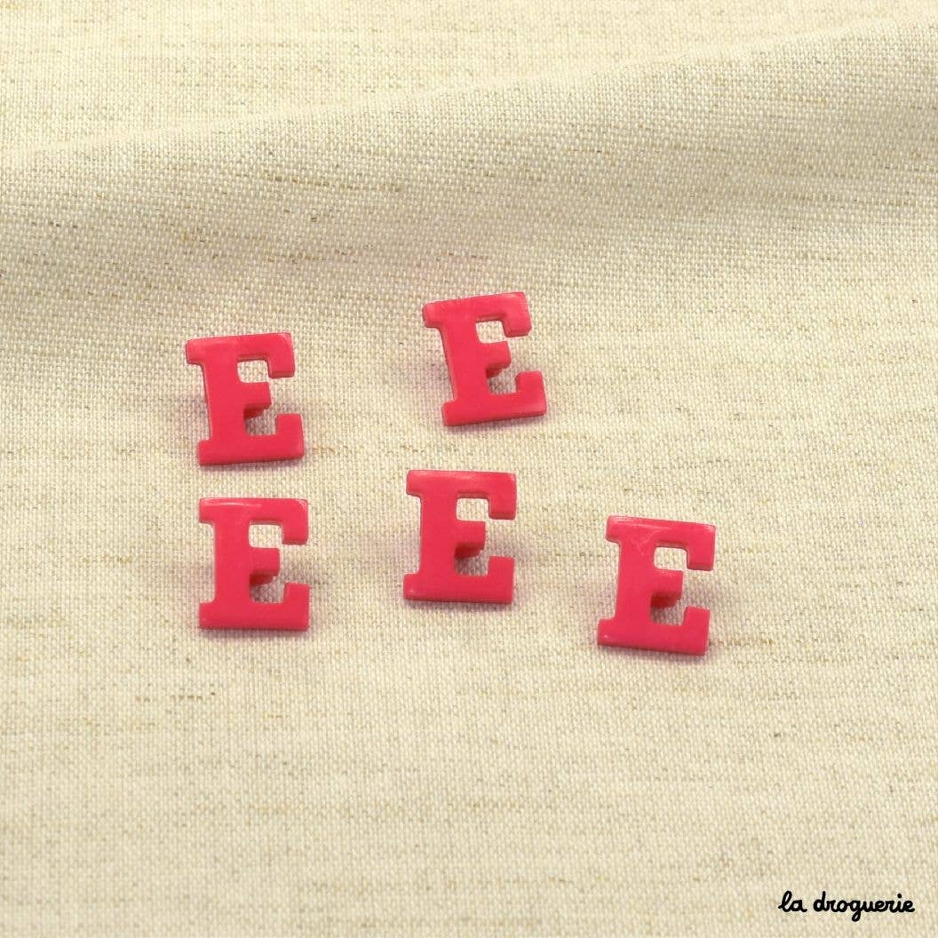 LA DROGUERIE - Wholesale Sewing Button/Snap - Alphabet Button 18 mm2