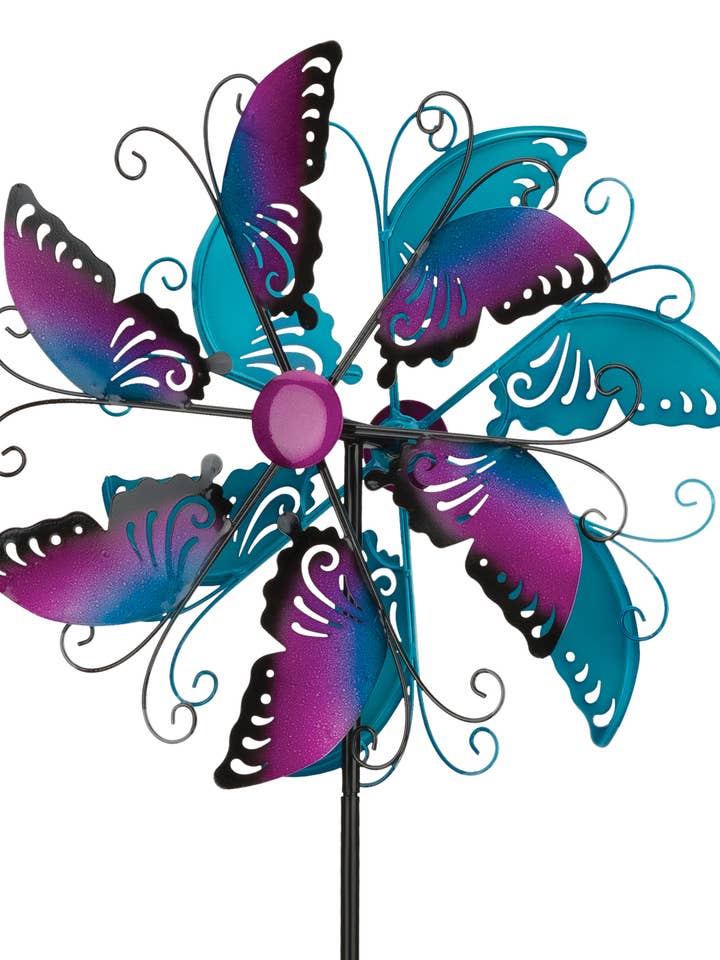 19" Wind Spinner - Butterfly for wholesale by Regal Art & Gift