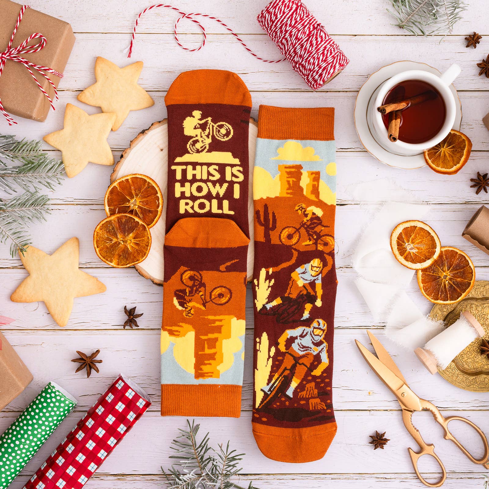 Lavley - Wholesale Socks - Unisex - This Is How I Roll Mountain Biking Socks10