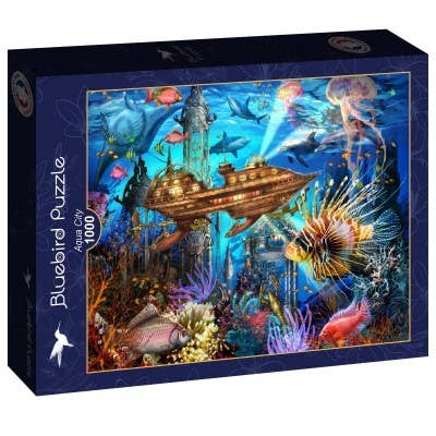 Puzzle 1000 Teile - Aqua City für den Großhandel von Bluebird Puzzle