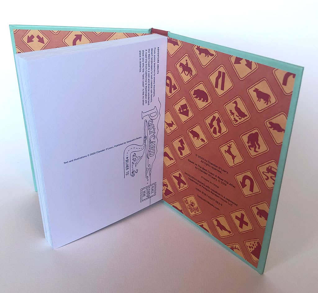 Anagram Press - Wholesale Postcard Set - Greetings From The Best Coast Book of 32 Postcards3