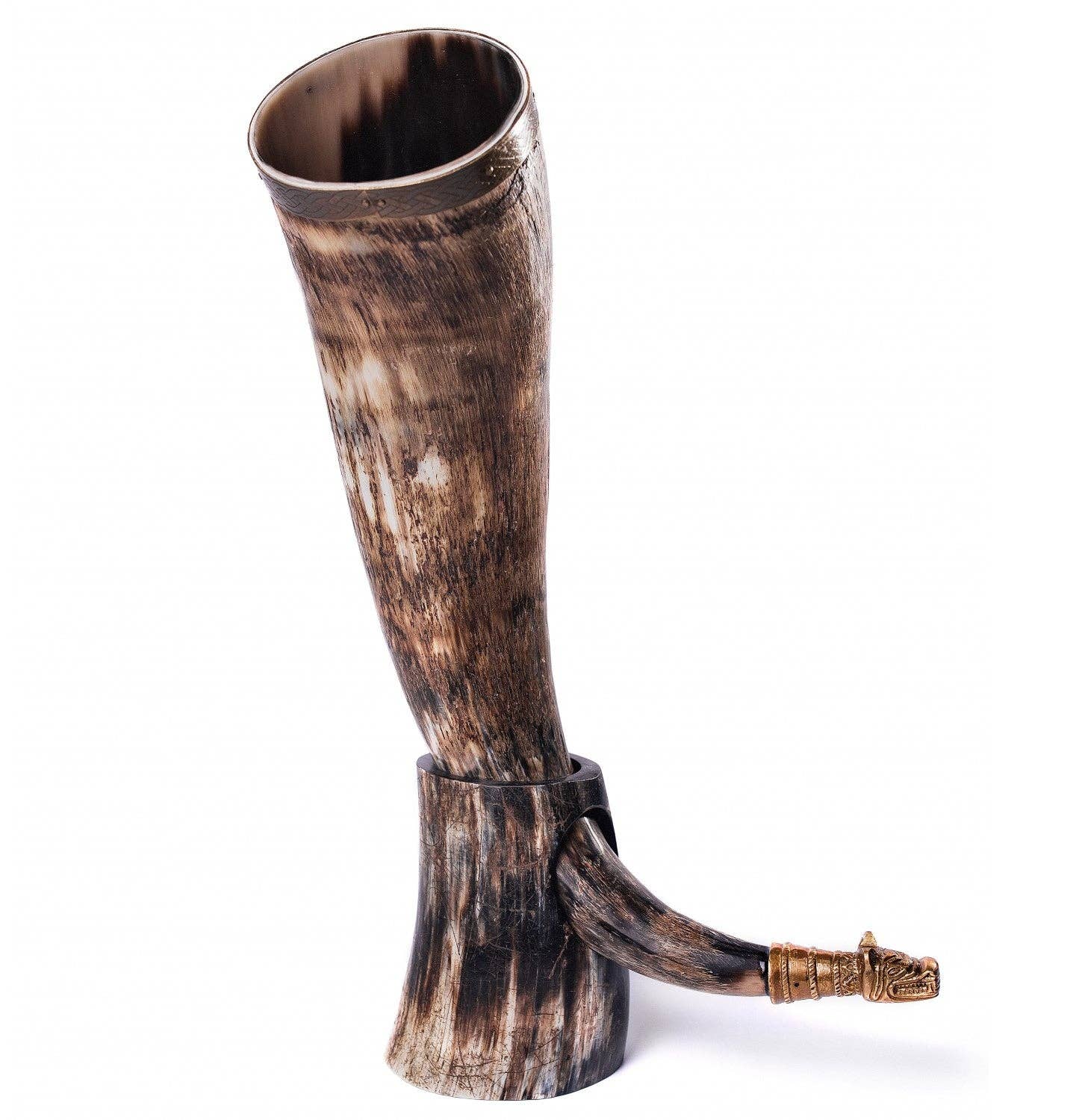 Norse Tradesman – wholesale Dricksglas och koppar – Vikingasdrickshorn med stativ35