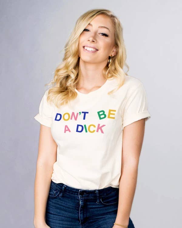 femfetti – Großhandel T-Shirt mit Siebdruck – Damen – Sei kein Dick Shirt1