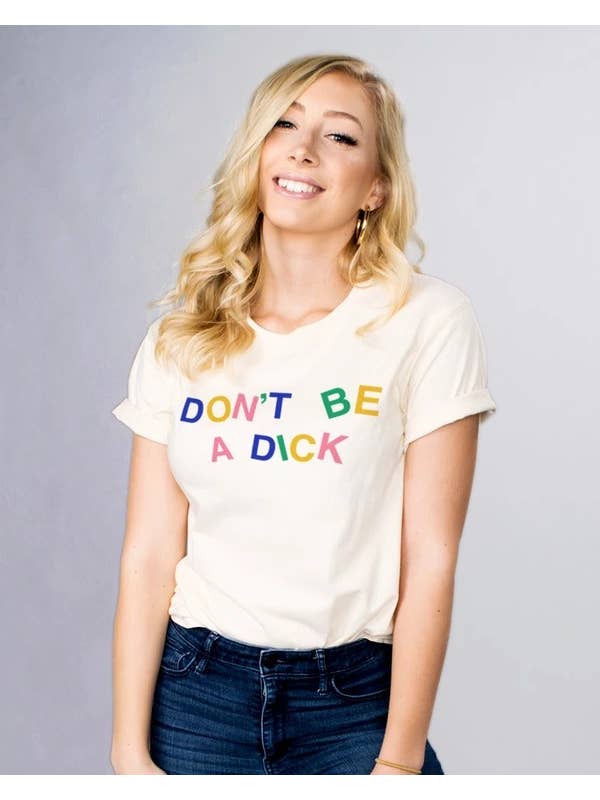 femfetti – Großhandel T-Shirt mit Siebdruck – Damen – Sei kein Dick Shirt1