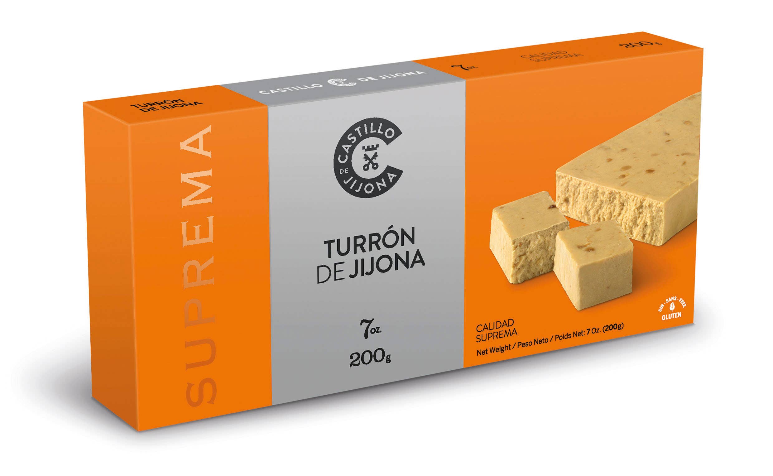 CASTILLO DE JIJONA - Wholesale Nougat - Supreme Quality Jijona Nougat (200g)