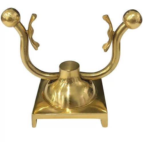 Al Findings - Wholesale Jewelry Stand & Display - Brass Pocket Watch Display Stand (Double Sided)