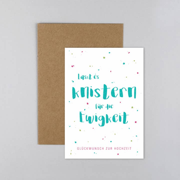 Bröllopskort säger Julia Evig för wholesale av Kunst an Papier