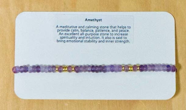 Santore Jewelry Company - Wholesale Beaded Bracelet - Linea Beaded Stretch Bracelet - Ships Carded36