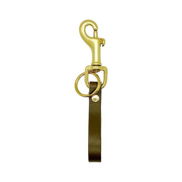 Son of a Sailor - Wholesale Keychain - Unisex - Tango Clip Fob / Leather and Solid Brass Keychain