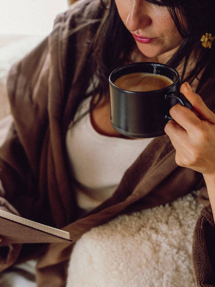 Saardé - Wholesale Robe - Unisex - Vintage Wash Robe | Chocolate2