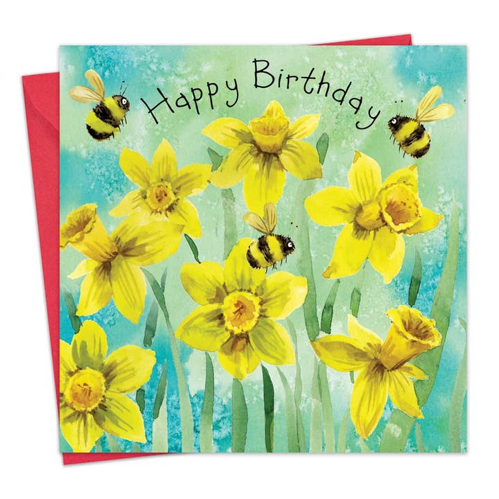 Happy Birthday Card with Daffodils and other Purchase wholesale fake daffodils. Free returns & net 60 terms on Faire trending on Faire.