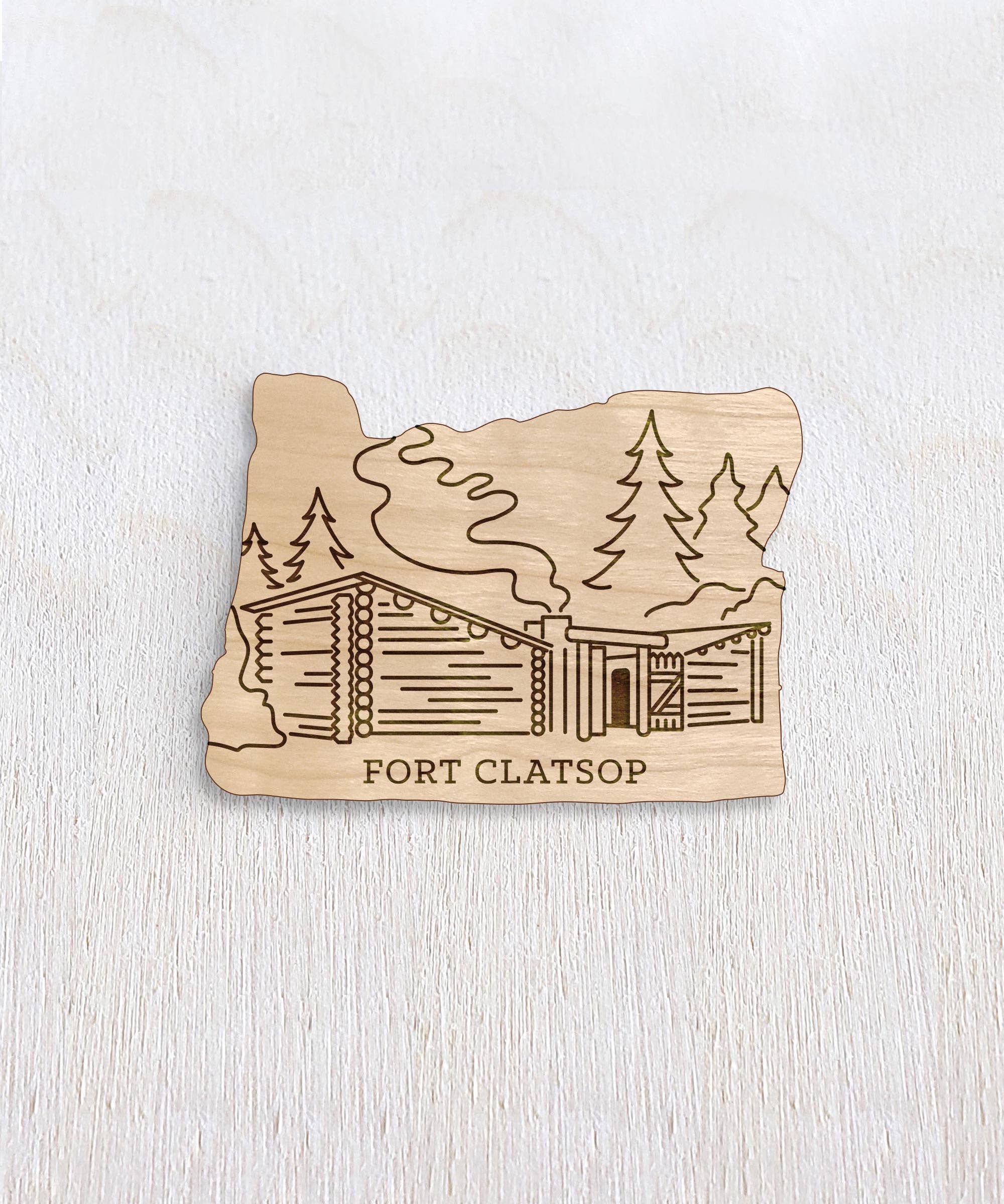 Forever Northwest - Wholesale Magnet - Fort Clatsop Oregon Magnet1