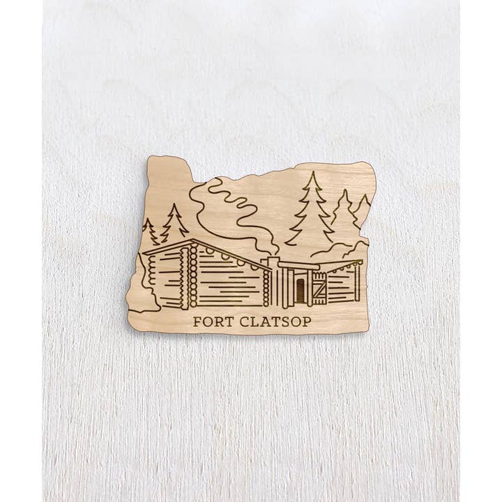 Forever Northwest - Wholesale Magnet - Fort Clatsop Oregon Magnet1