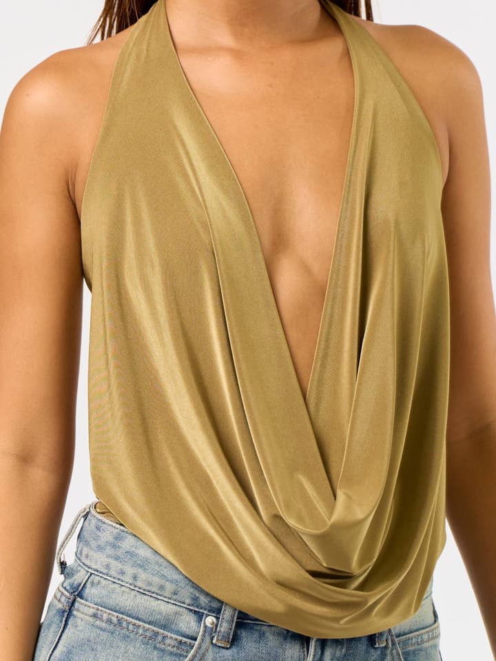 Blue Blush - Wholesale Bodysuit - Women's - COWL BODYSUIT7