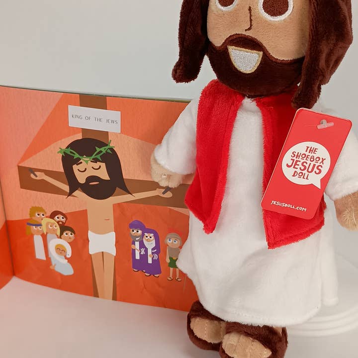 Jesusdoll.com - Wholesale Stuffed/Plush Toy - Kids & Baby - Jesus Doll & Book Bundle - Plush Doll + Story of Jesus Book