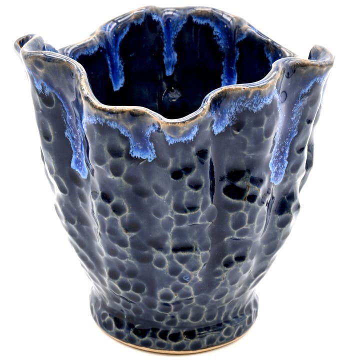 VASE ONDE CORAIL PROFOND SRI140EFFB pour la vente par Art Floral Trading LLC