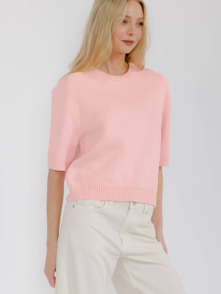 Star Drop – wholesale Knitted jumper – Women′s – SHORT SLEEVE SWEATER TOP (SDW6319)17