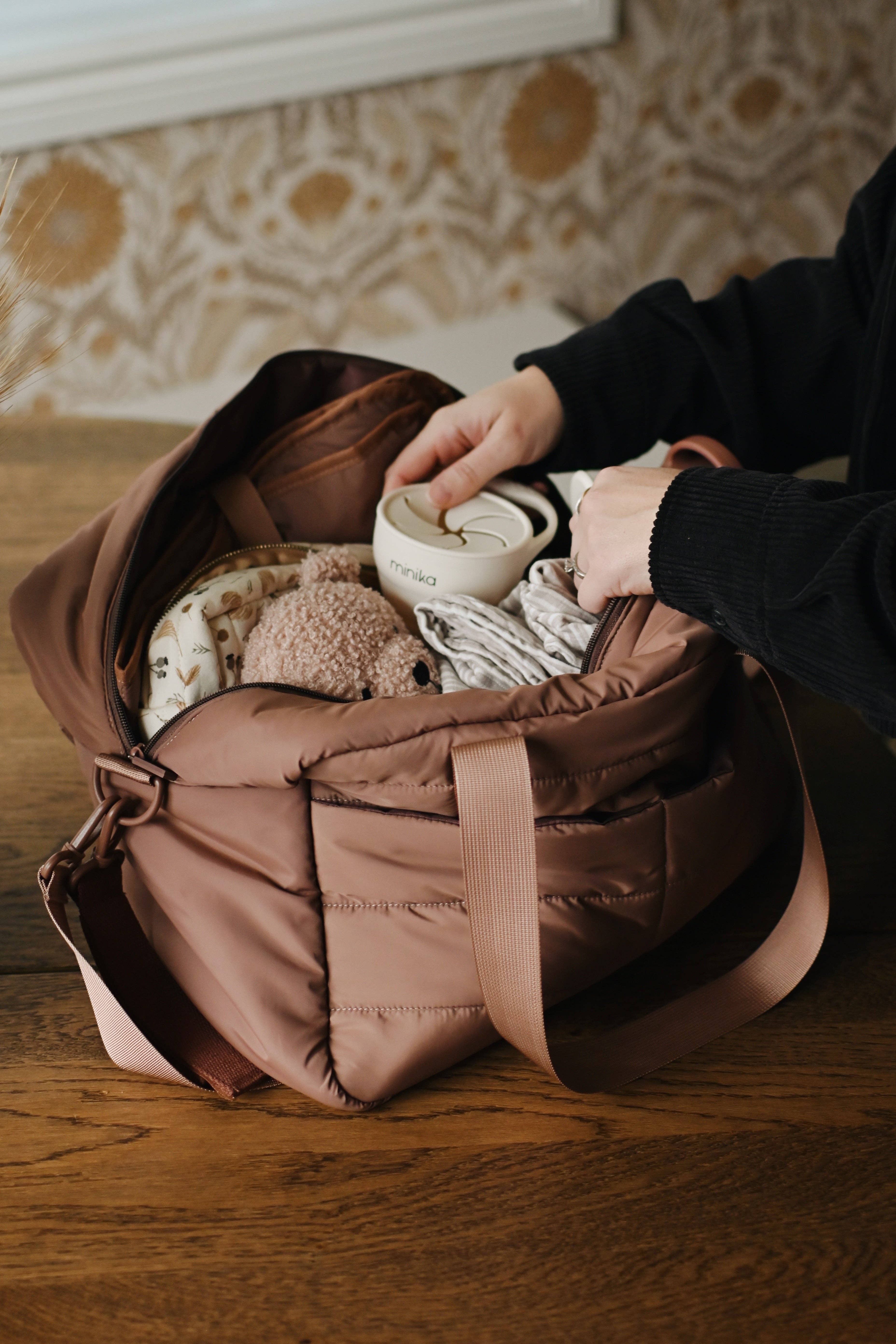 Minika - Venta al por mayor Bolsa para pañales - Bebés - Bolso para pañales - Cacao3