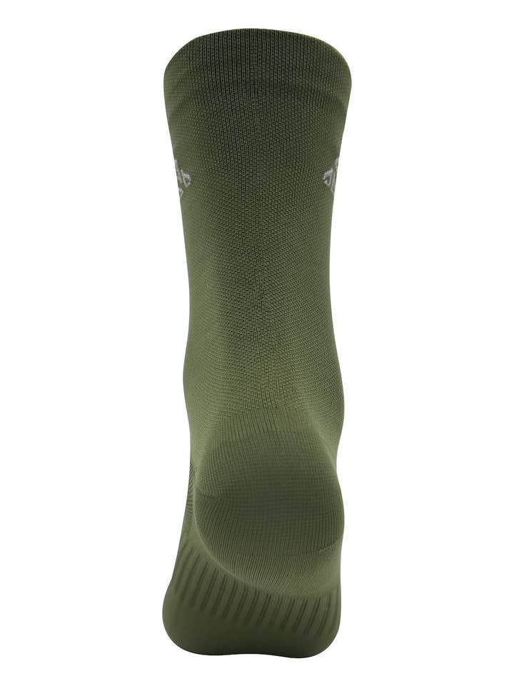 Unisex Olive Green Cycling Socks for wholesale on Faire3