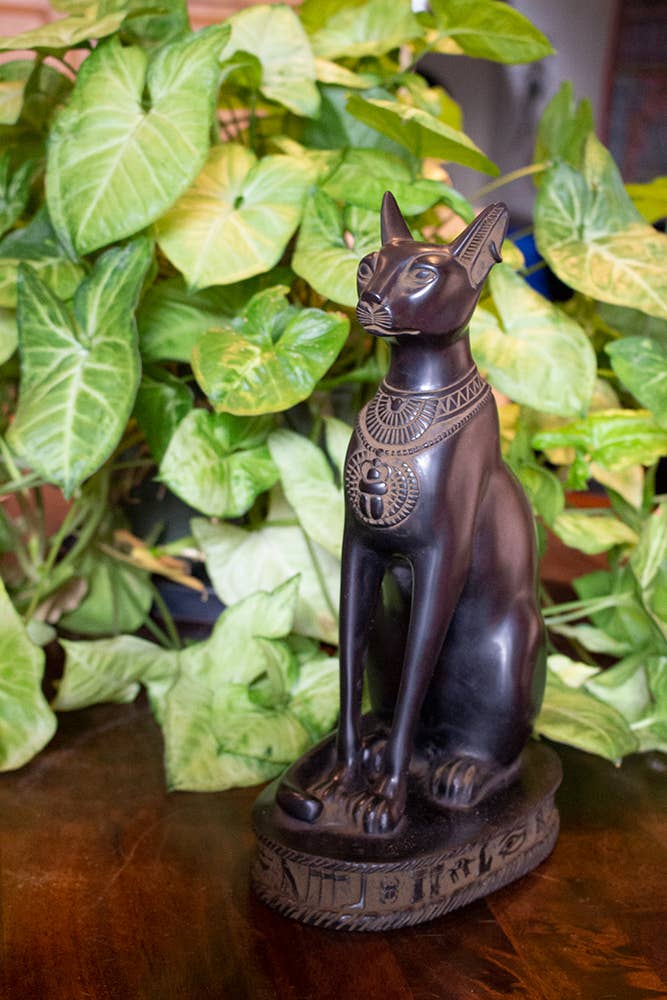 Discoveries, Inc. - Wholesale Decorative Figurine - Bastet Cat Statues - Black - Egyptian Goddess10