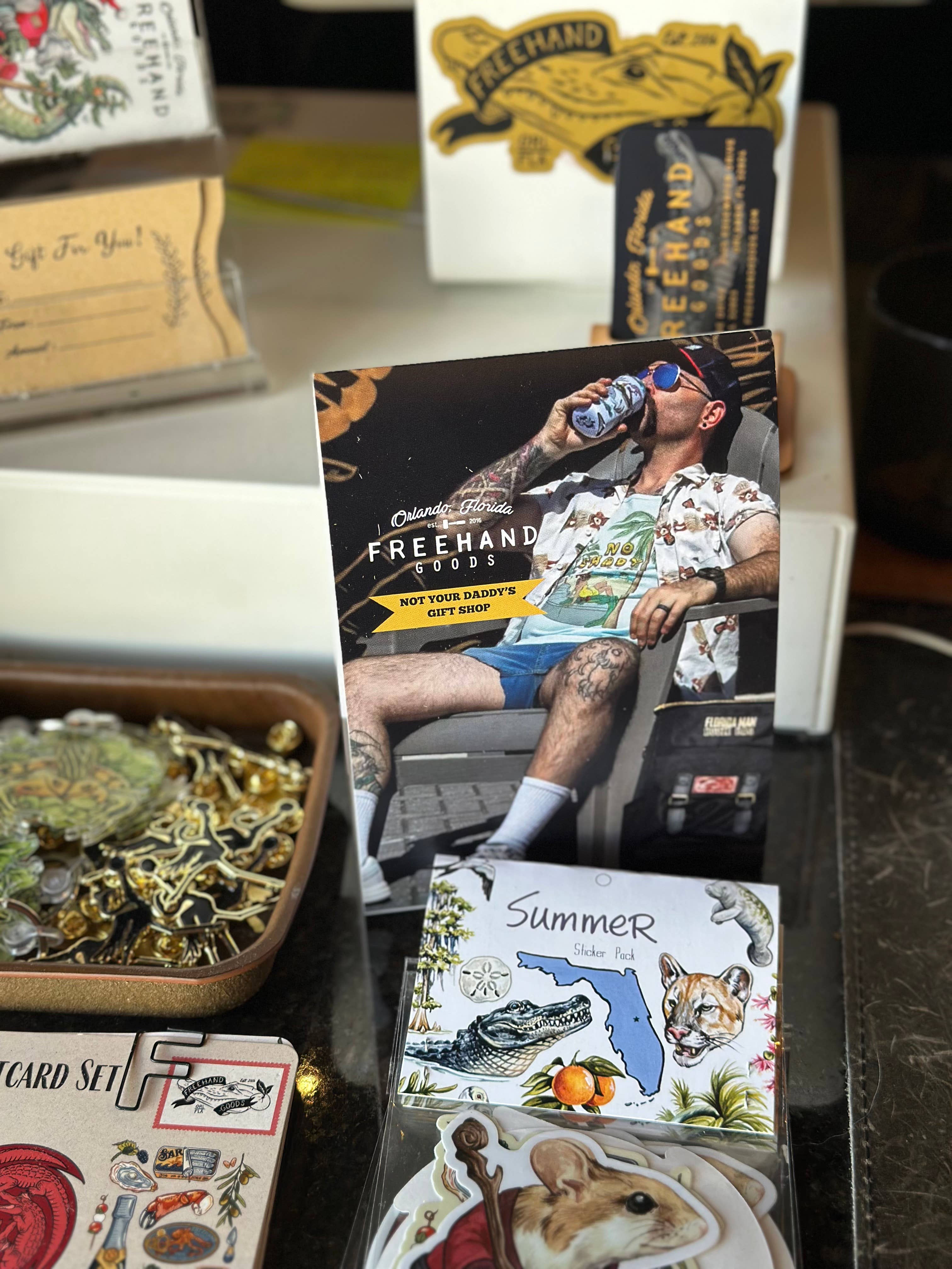 Freehand Goods - Wholesale Desk/Tabletop Sign - PoP Tabletop Sign3