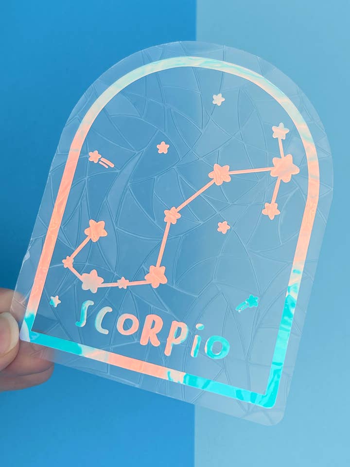 Scorpio Constellation Suncatcher for wholesale by Poppodopolis