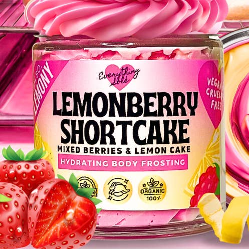 Beurre Corporel Gâteau aux Baies de Citron – Fouetté & Hydratant pour la vente par Everything Solé