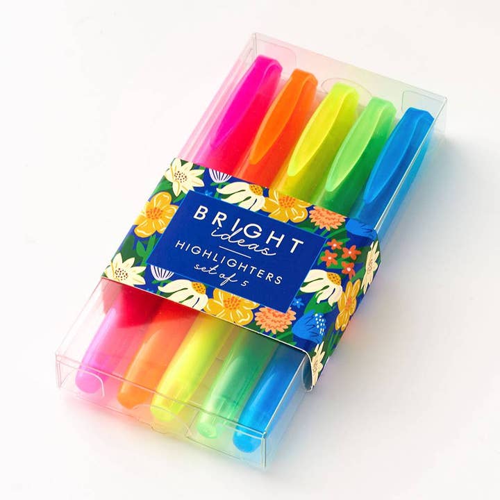 Be Bright Highlighter Set for wholesale by Paper Source Wholesale