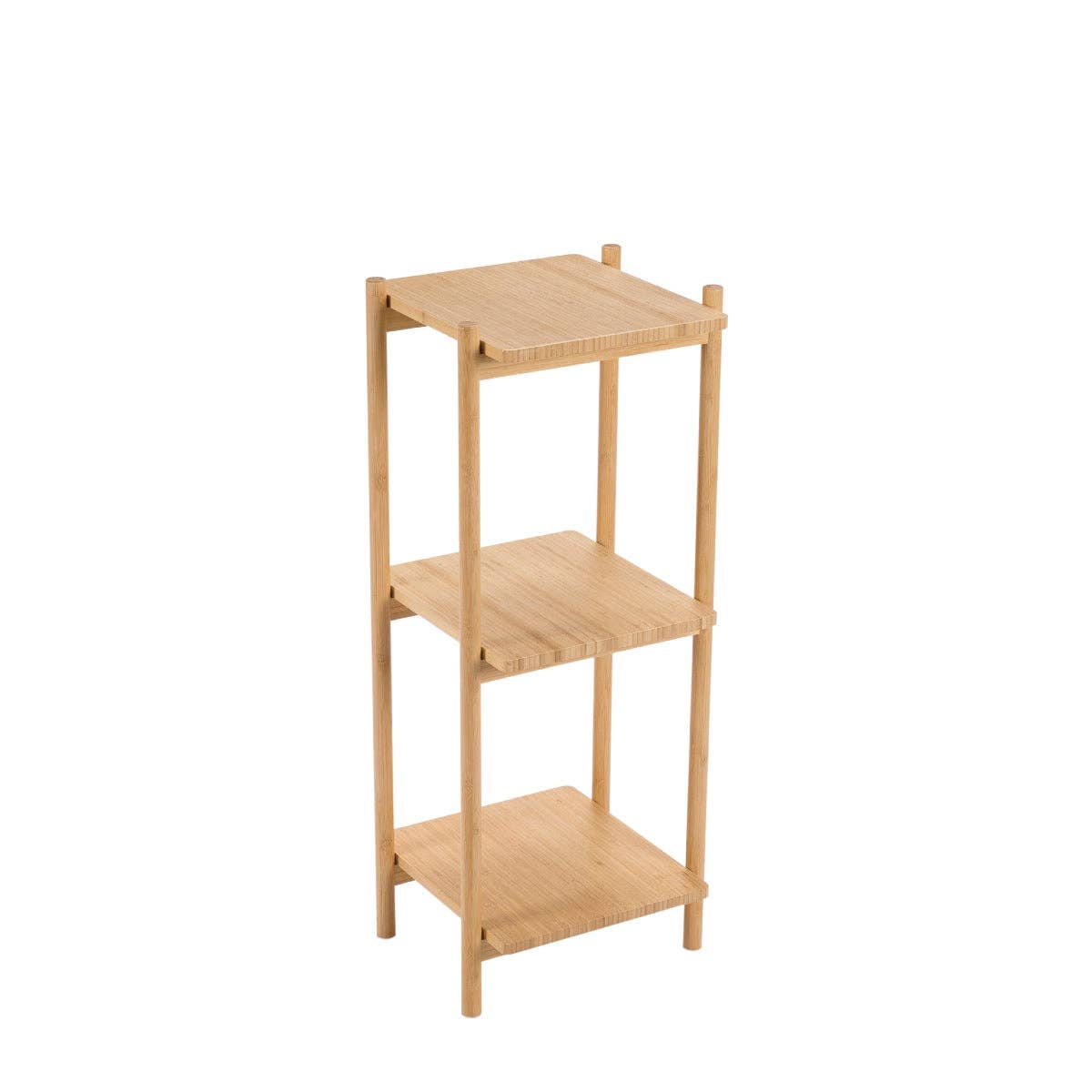 Andrea House - Wholesale Free Standing Shelf - Bamboo bathroom shelf with 3 tiers1