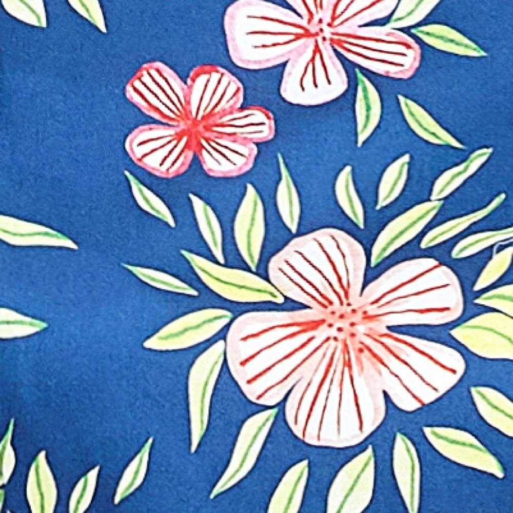 Blue Multi 20333 | Laura | Swing Dress With Pockets for wholesale on Faire3