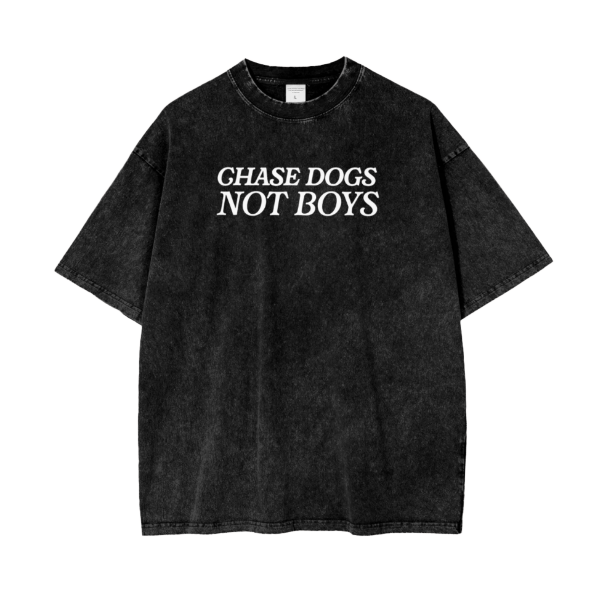 Mutty Prints - Wholesale Screen Printed T-Shirt - Unisex - Chase Dogs Not Boys Tee2
