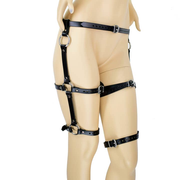 Axovus – Engroshandel Bælte - Dame – Dobbelt lår læder hofteholder bælte2