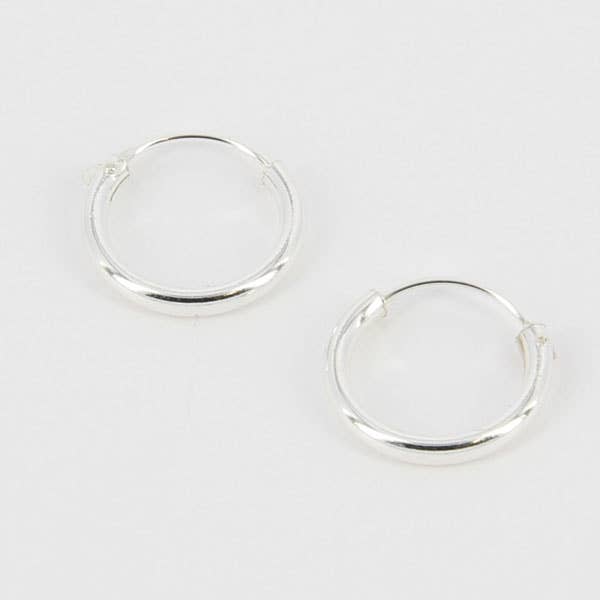 Viviani - Wholesale Hoop Earrings - Silver hoop earrings0
