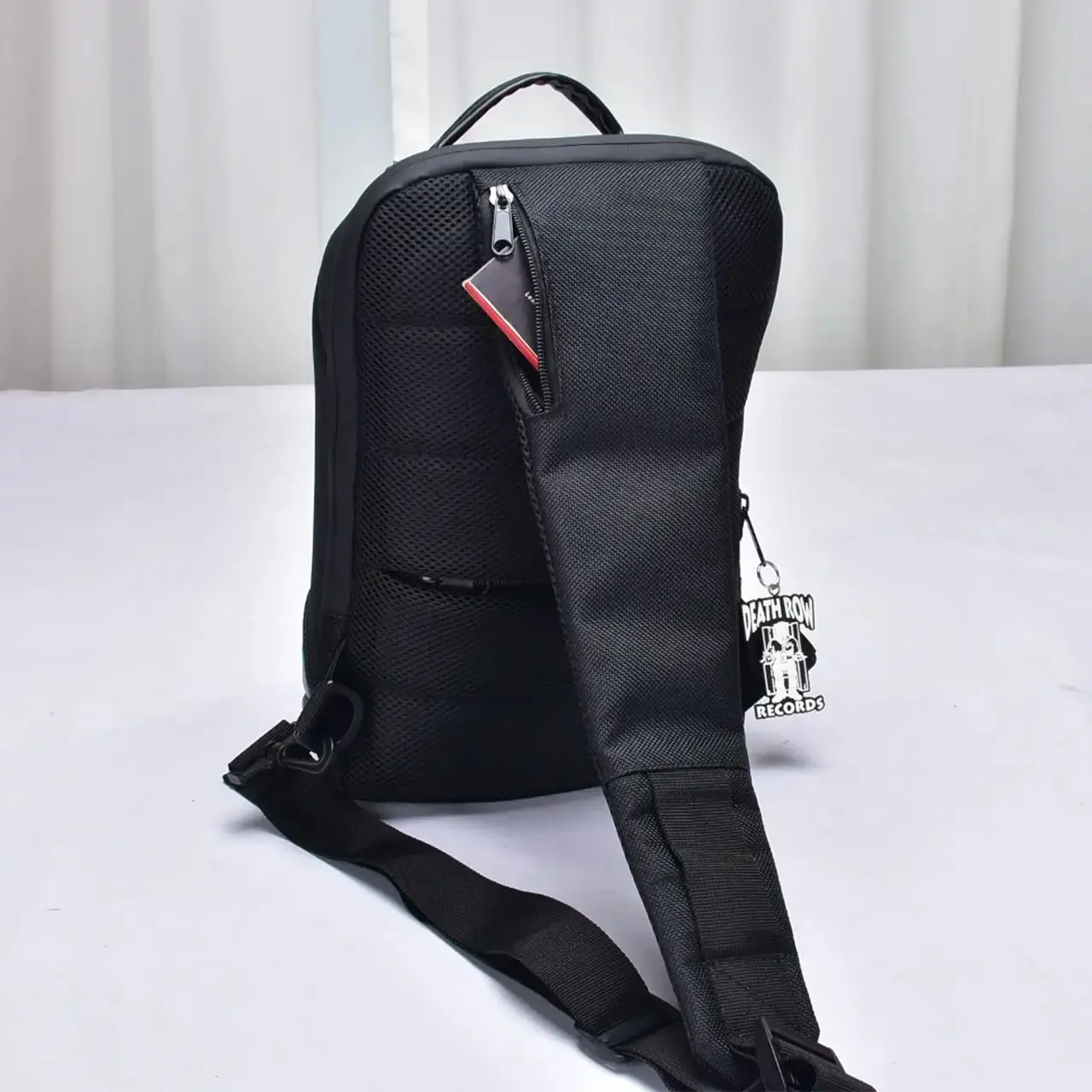 Natural Feelz - Wholesale Backpack - Unisex - Death Row Records - Smell Proof Shoulder Bag - Black1