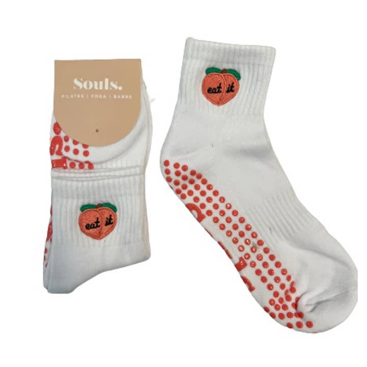 Souls. - Wholesale Socks - Women's - Peachy Pilates, Yoga or Barre Grip Socks2