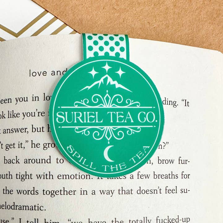 Created by Sav Co - Vente Marque-page - Joli marque-page magnétique ACOTAR Suriel's Tea - Bookish1
