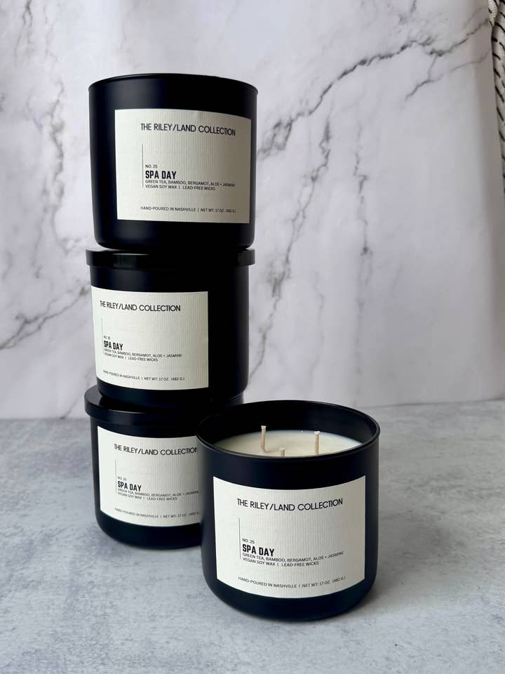 Día de Spa - Colección de Velas Legacy para venta al por mayor de THE RILEY/LAND COLLECTION