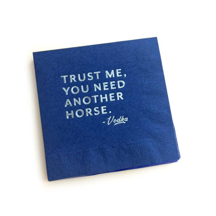 Mare Modern Goods - Wholesale Disposable Napkin - "Trust me" Cocktail Napkins