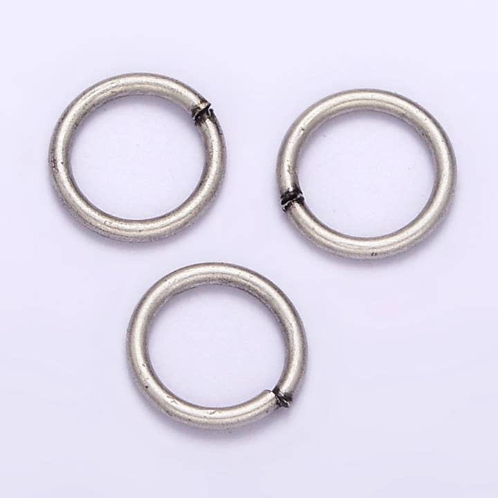 S925 Sterling Silver Open Jump Rings 3mm, 4mm, 5mm, 6mm SL-348 SL-349 SL-350 SL-351 SL-352 for wholesale by Aim Eternal