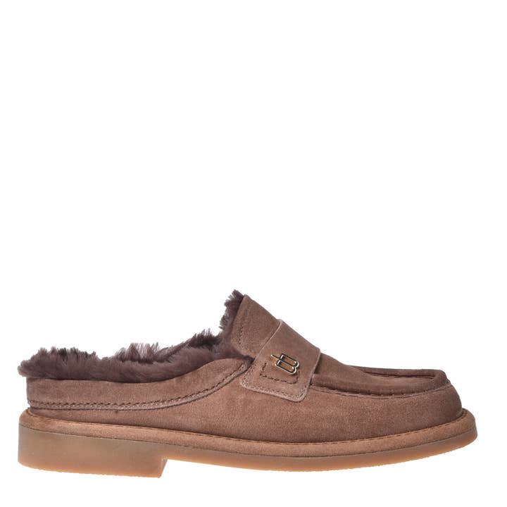 Baldinini Mocassin in suède voor wholesale door Baldinini