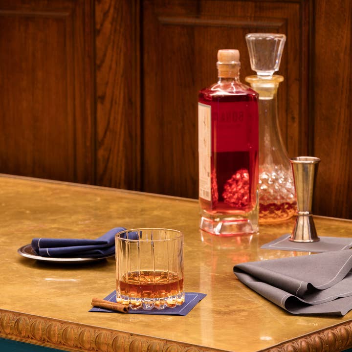 MY DRAP - Wholesale Disposable Napkin - Petrol Blue cocktail Napkin3